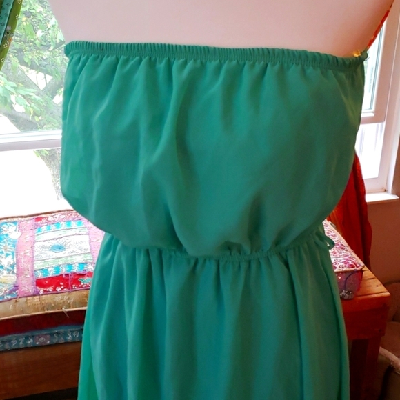 Tube Top High Low Dress - Picture 2 of 5